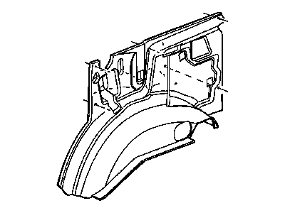 Chrysler 55361450AA SILENCER Panel Inner