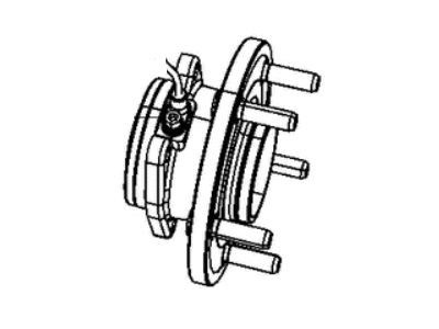 Mopar 68081239AA Bolt Hexagon Head ABS Sensor, Attach