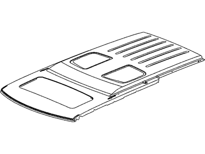 Jeep 55396509AF PANEL Roof With Sunroof Opening
