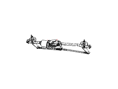 Jeep 68002320AA MOTOR Windshield wiper