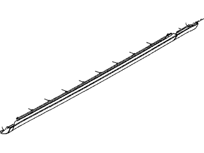 Mopar 68034806AA Rocker Molding, Passenger Side