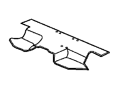 Dodge 5030186AB SILENCER Floor Pan