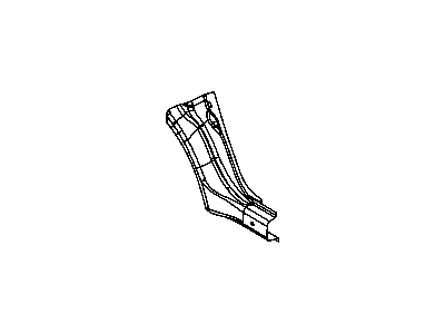 Dodge 5067928AA REINFORCEMENT C-Pillar