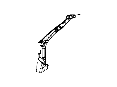 Dodge 5076962AC TROUGH Liftgate Opening