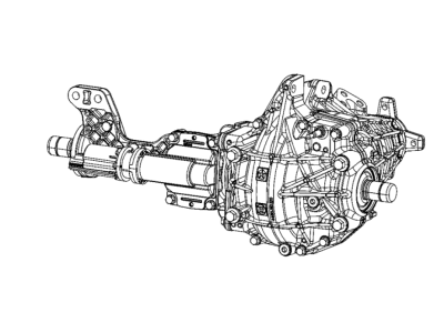 Ram 68441650AB AXLE ASSEMBLY Front Complete