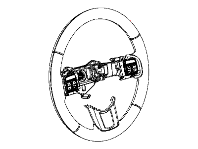 Chrysler Steering Wheel - 1XU941X9AA