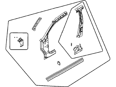 Dodge 5115916AA PANEL Body Side Aperture Inner