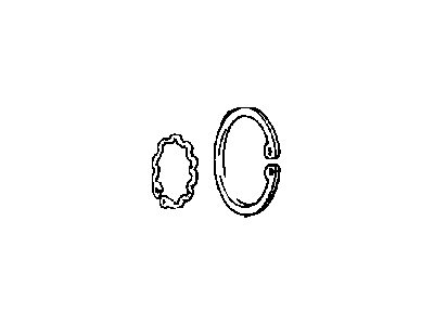 Jeep 5264454 SNAP RING KIT A/C Clutch