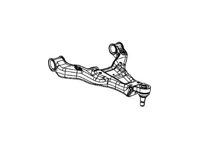 Mopar 68012167AA Lower Control Arm, Front Driver Side