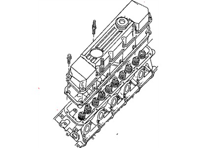 Dodge 53020066AD HEAD Cylinder