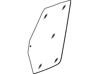 Dodge 55369146AA Glass - Rear Door
