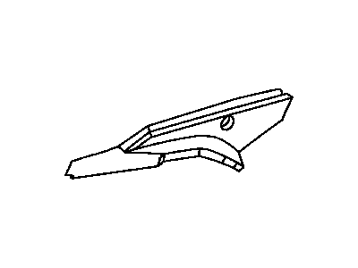 Mopar 5054008AB Beam Front Fender Shield