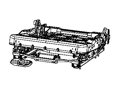 Mopar 68004599AA Seat Adjuster, Front Driver Side