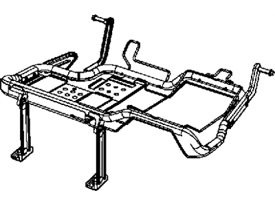 Jeep 68003008AA FRAME Rear Seat Cushion Right