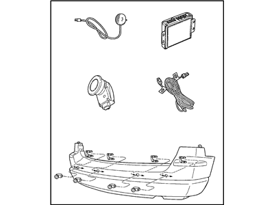 Chrysler 82208246AD SENSOR KIT Park Distance
