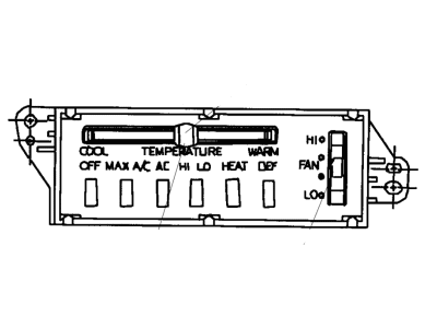Mopar 5011344AA Control A/C And Heater
