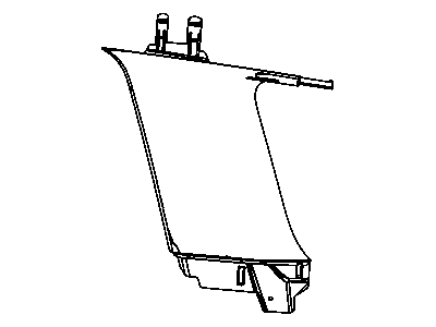 Jeep 1GP02BD3AA MOLDING C Pillar