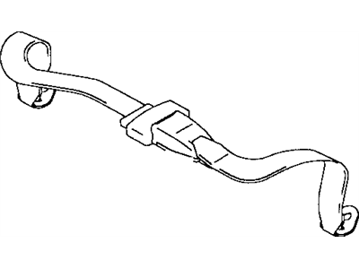 Dodge MR711938 SEAT BELT Rear Inner