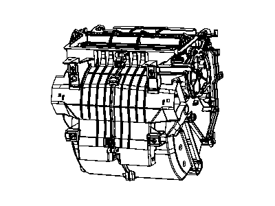 Jeep 68004216AB HOUSING Distribution Includes: Doors, Levers, Links, Clips