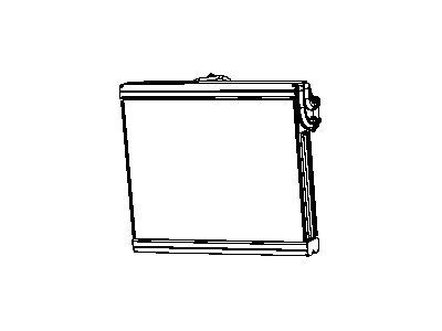 Jeep 68004194AC EVAPORATOR Air Conditioning Includes: Expansion Valve Mounting Bolts