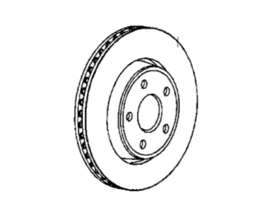 2023 Dodge Durango Brake Disc - 4755577AA