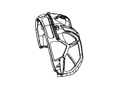 Mopar 68083028AF Shield Wheelhouse