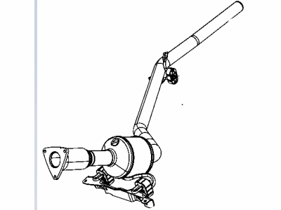 Ram C/V Catalytic Converter - 68085280AD