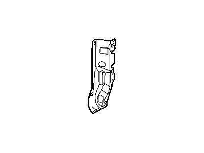 Dodge 55276186AA MOLDING D Pillar Outer