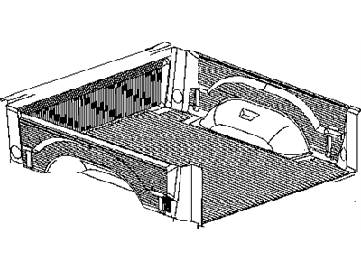 Dodge 82206995 BEDLINER KIT Under Rail