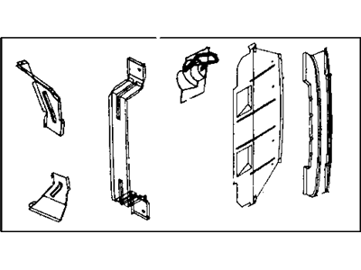 Dodge 4756493 PANEL ASSEMBLY, Deck Opening Lower