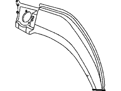 Dodge 4696459 PANEL, Wheelhouse Outer