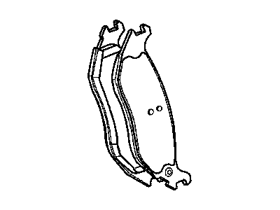 Jeep Wrangler Brake Pad - 5093511AA