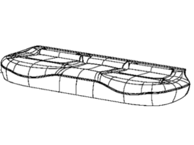 Jeep 6SK30LXHAA Cover - Rear Seat Cushion