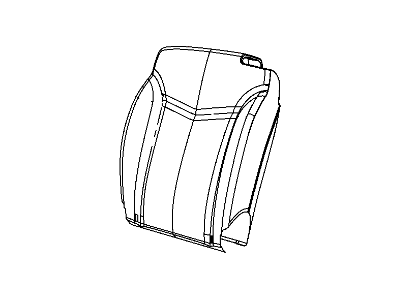 Chrysler 1HL451J3AA COVER Front Seat Back