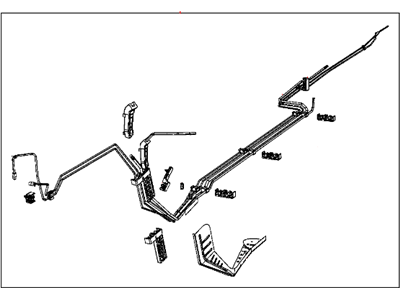 Dodge Challenger Brake Line - 68057672AE