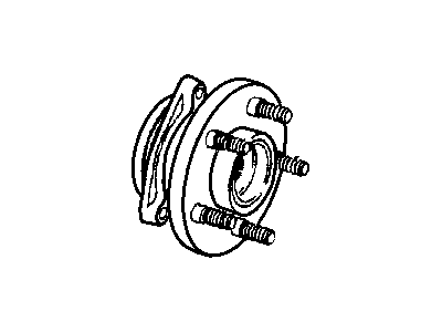 Jeep 6036424AA BOLT Hub and Rotor