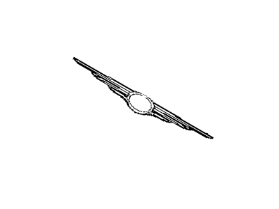 Mopar 4805988AB Emblem, Rear