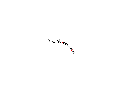 Mopar 52009092AE Brake Tube, Rear Passenger Side