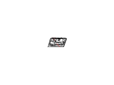 Mopar 1WD58LU7AC Handle Bezel, Brown, Front Passenger Side