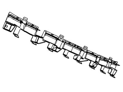 Chrysler 55364745AA BRACKET Grille