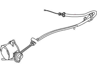 Dodge 4861261AB CABLE Throttle Control