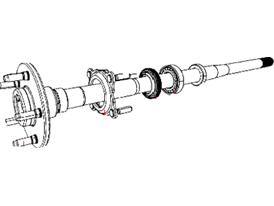 Jeep 68003270AA SEAL Axle Drive Shaft
