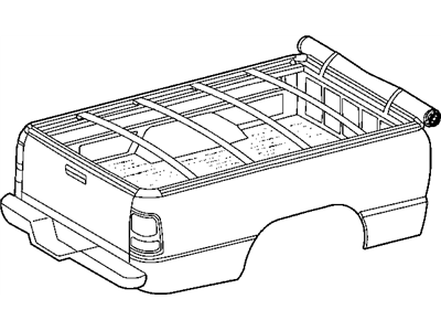 Dodge 55276841AA RAIL Tonneau Cover