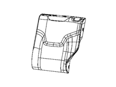 Jeep 6SJ24LXHAA Cover - Rear Seat Back