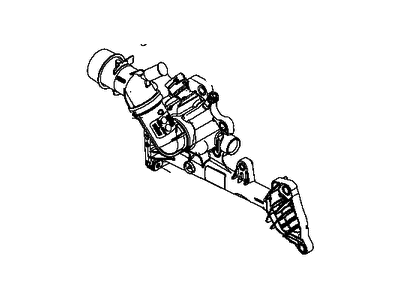 Jeep Thermostat Housing - 68263237AA