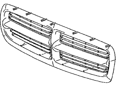 Dodge 5EH12WBT GRILLE Radiator