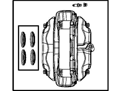 2006 Dodge Magnum Brake Caliper - 5175107AA