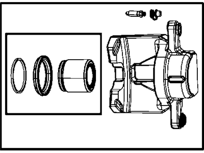 Chrysler Brake Caliper - 68548603AA