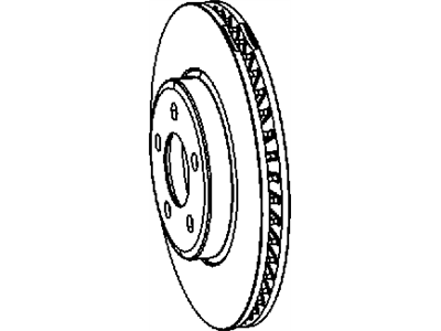 2008 Dodge Magnum Brake Disc - 4779197AD