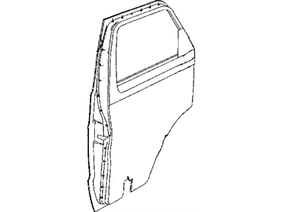 Dodge Ram Wagon Door Seal - 55346674AC